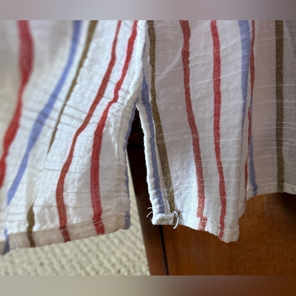 Loft striped button down top - Picture 5 of 6